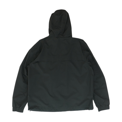 Black Solid Rain Jacket