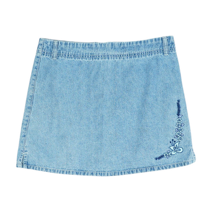 Blue Mini Skirt