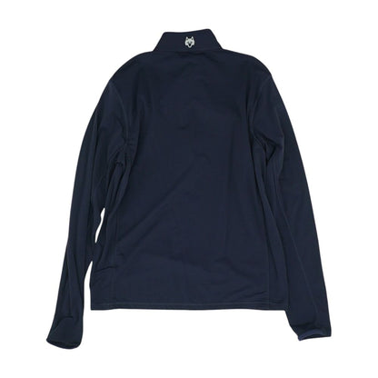 Navy Solid 1/4 Zip Pullover