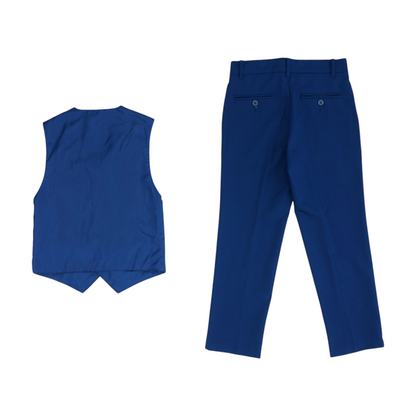 Navy Solid 2pc Suit