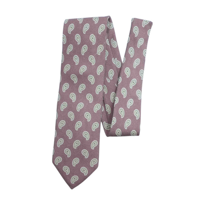 Mauve Paisley Neck Tie