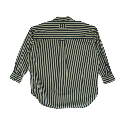 Black Striped Button Down