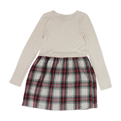 Ivory Plaid Dress