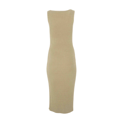 Khaki Midi Dress