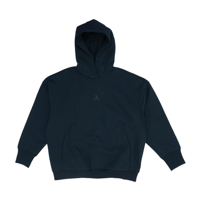 Black Solid Hoodie Pullover