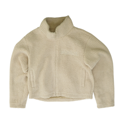 Beige Solid Jacket