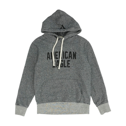 Gray Solid Hoodie Pullover