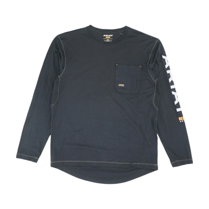 Black Solid Active T-Shirt