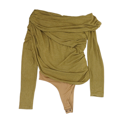 Green Bodysuit Blouse