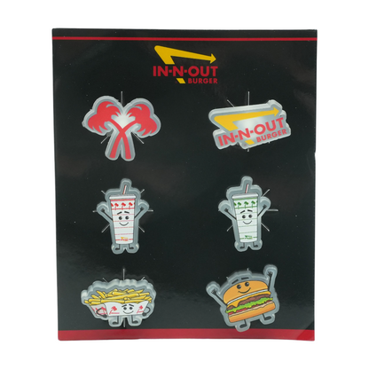 Multi Burger Themed Shoe Charms