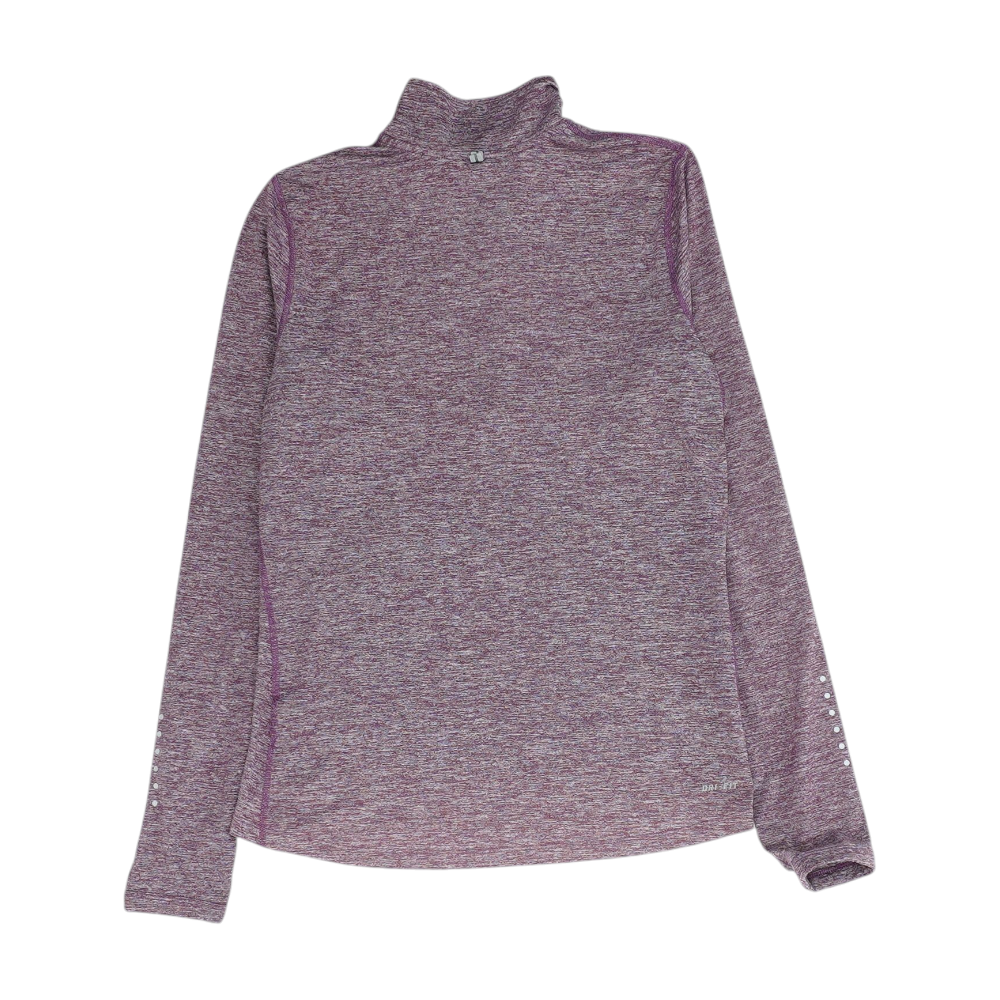 Purple Solid 1/4 Zip Pullover