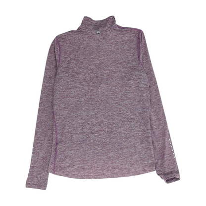 Purple Solid 1/4 Zip Pullover