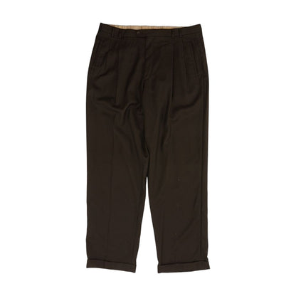 Black Solid Chino Pants