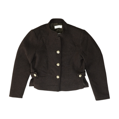 Brown Solid Jacket