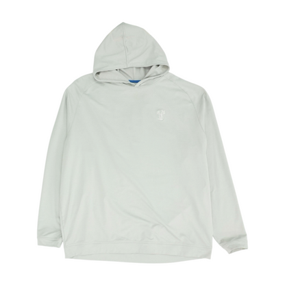 Gray Solid Hoodie Pullover