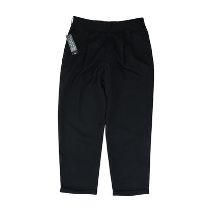 Black Solid Dress Pants