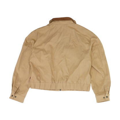 Beige Solid Jacket