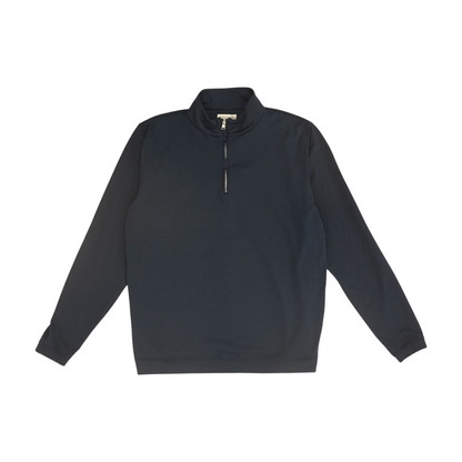 Navy Solid 1/4 Zip Pullover