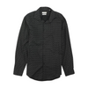 Black Geometric Long Sleeve Button Down