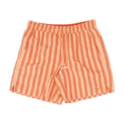 Orange Striped Swim Bottom