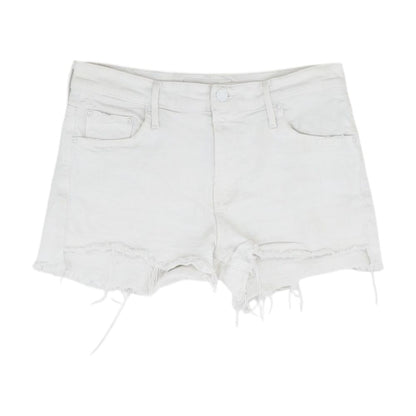 White Denim Shorts