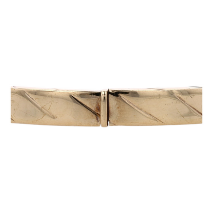 9K Yellow Gold Bangle Bracelet