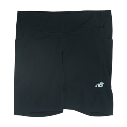 Black Solid Active Shorts