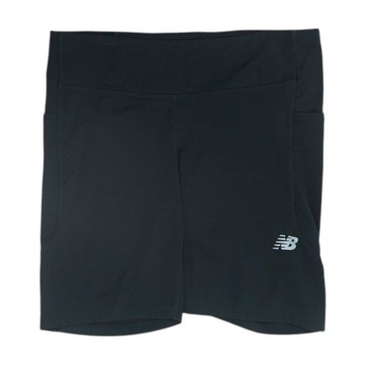 Black Solid Active Shorts