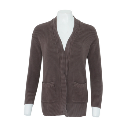 Brown Cardigan Sweater
