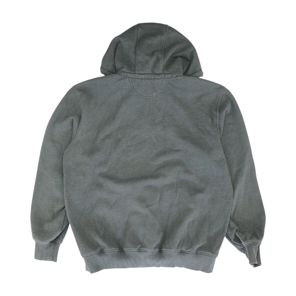 Gray Solid 1/4 Zip Pullover
