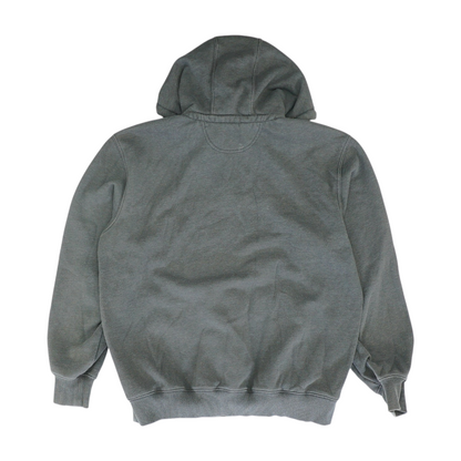Gray Solid 1/4 Zip Pullover