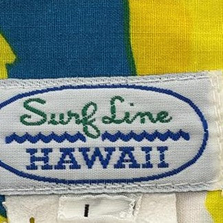 Vintage Yellow Tropical Short Sleeve Button Down