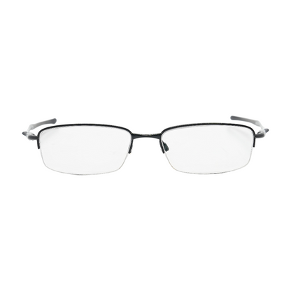 Black Clubface Browline Prescription Eyewear