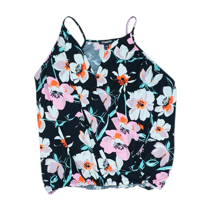 Black Floral Blouse