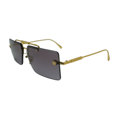 Gold Rectangle Sunglasses