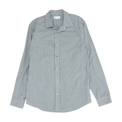 Black Plaid Long Sleeve Button Down