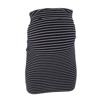Black Maternity Mini Skirt