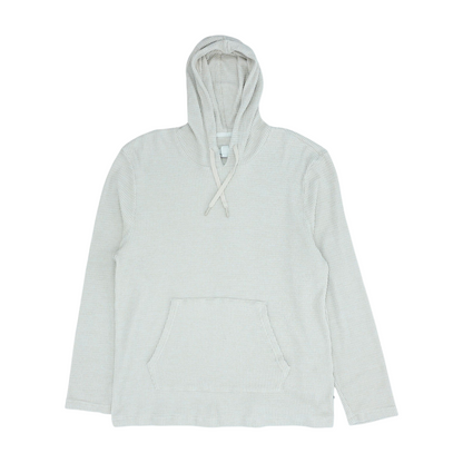 Gray Solid Hoodie Pullover