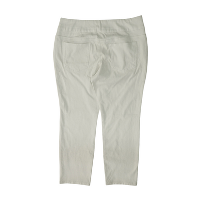 White Petite Straight Jeans