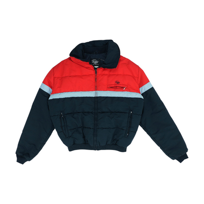 Vintage Black Color Block Jacket