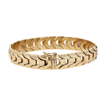 14K Yellow Gold Chain Bracelet