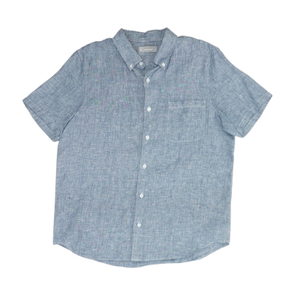 Blue Striped Button Down