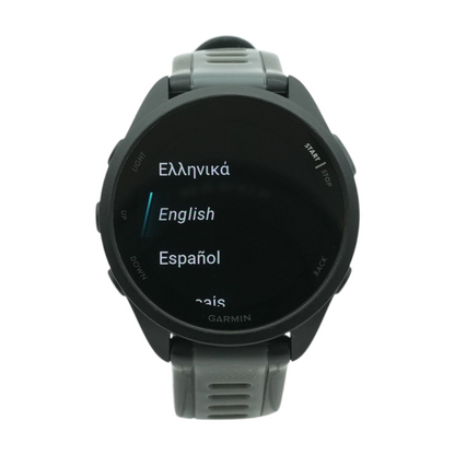 30mm Forerunner 165 Black Smartwatch Black Band Medium