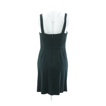 Black Solid Mini Dress