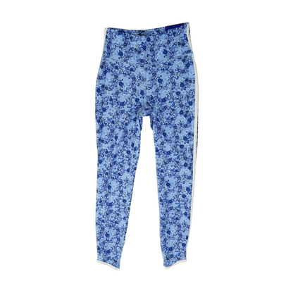 Blue Floral Active Leggings