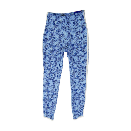 Blue Floral Active Leggings