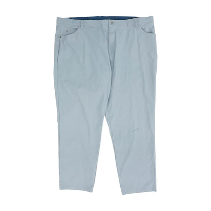 Gray Solid Five Pocket Pants