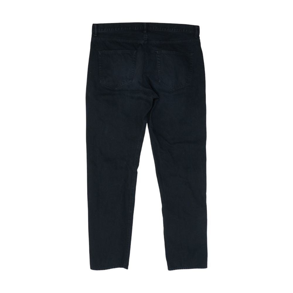 Black Regular Cotton Jeans