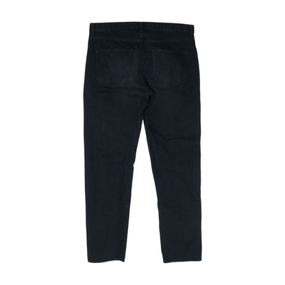 Black Regular Cotton Jeans