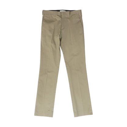 Tan Solid Dress Pants